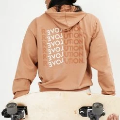 Milliotandco Lorne Long Sleeve Hoodies (Brown)