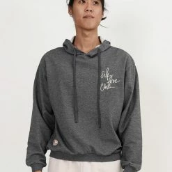 Milliotandco Self Love Club! Long Sleeve Hoodies (Iron) Activewear