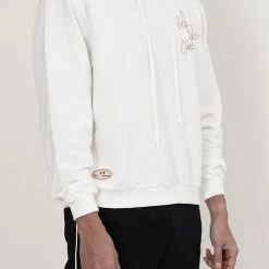 Milliotandco Activewear Self Love Club! Long Sleeve Hoodies (White)