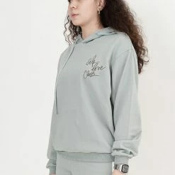 Milliotandco Self Love Club! Long Sleeve Hoodies (Sea Green)