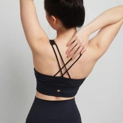 Milliotandco Lydia Women Sports Bra (Black) Activewear