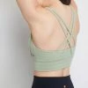 Milliotandco Activewear Kaylee Women Sports Bra (Light Green)