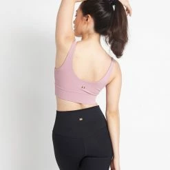 Milliotandco Activewear Alexa Women Sports Bra (Pink)