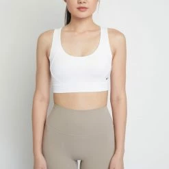 Milliotandco Activewear Julia Women Sports Bra (White)