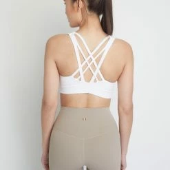 Milliotandco Activewear Julia Women Sports Bra (White)