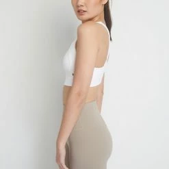 Milliotandco Activewear Julia Women Sports Bra (White)