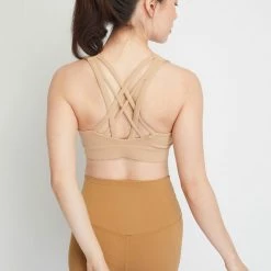 Milliotandco Activewear Julia Women Sports Bra (Beige)