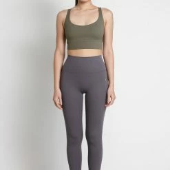 Milliotandco Emory Women Sports Bra (Dark Olive Green)