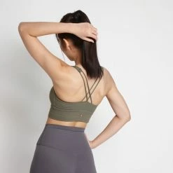 Milliotandco Emory Women Sports Bra (Dark Olive Green)