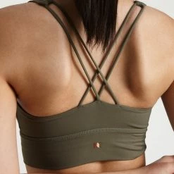 Milliotandco Emory Women Sports Bra (Dark Olive Green)
