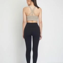 Milliotandco Aaliyah Women Sports Bra (Khaki) Women Activewear