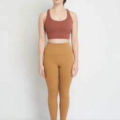 Milliotandco Activewear Aaliyah Women Sports Bra (Crimson)