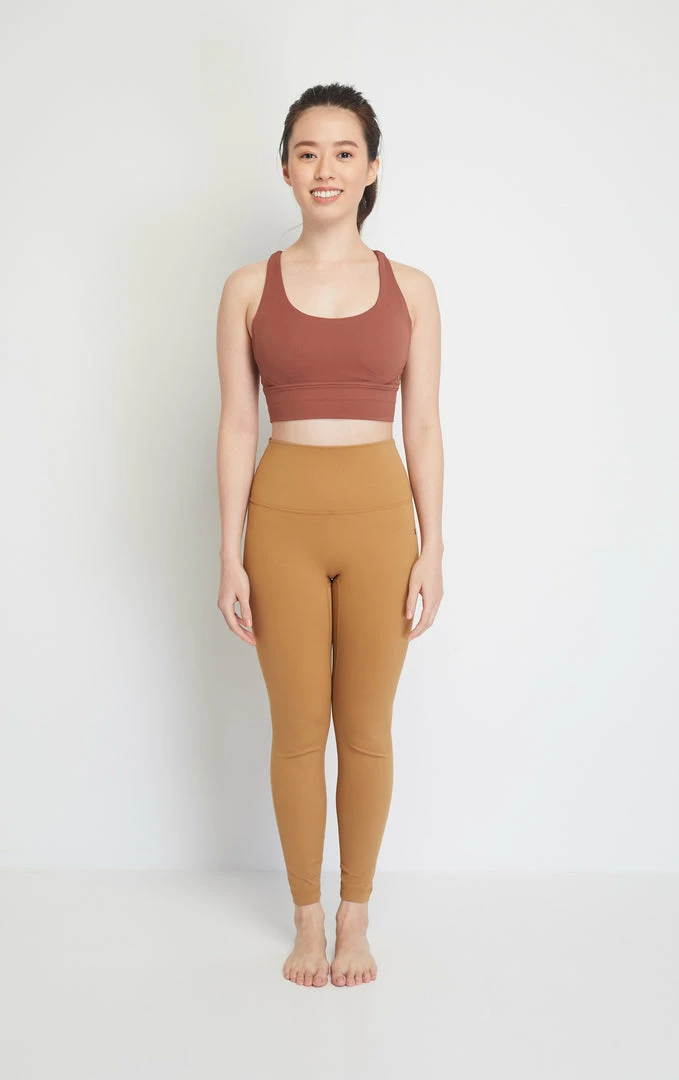 Milliotandco Activewear Aaliyah Women Sports Bra (Crimson)