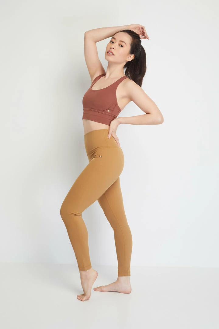 Milliotandco Activewear Aaliyah Women Sports Bra (Crimson)