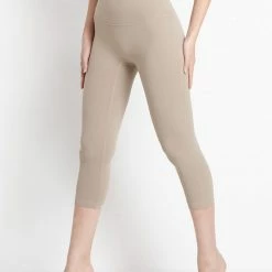 Milliotandco Emersyn Women Crop Length - Legging (Khaki) Activewear
