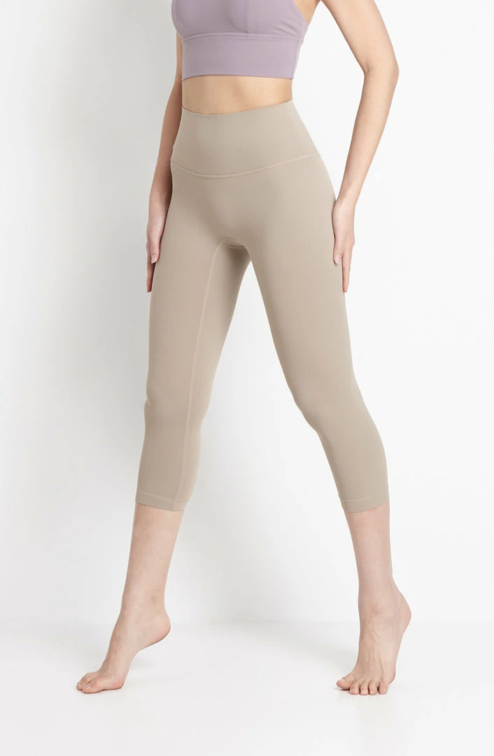 Milliotandco Emersyn Women Crop Length - Legging (Khaki) Activewear