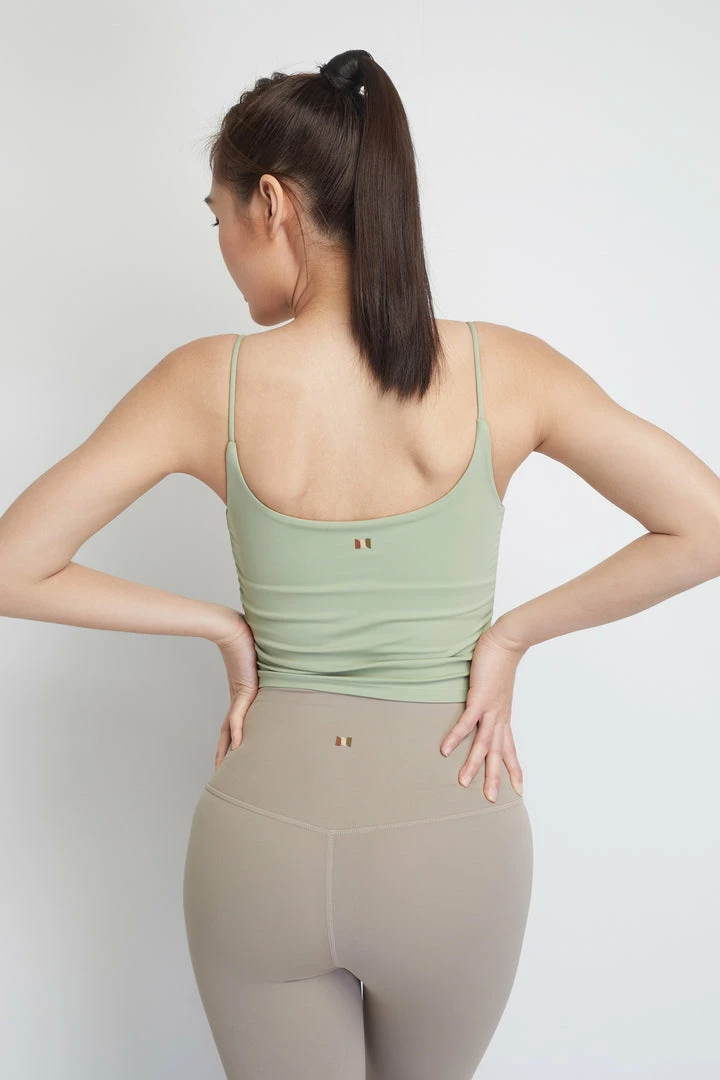 Milliotandco Emersyn Women Crop Length - Legging (Khaki) Activewear