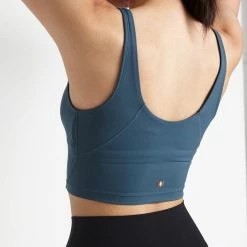 Milliotandco Lawson Women Sports Bra (Teal) Activewear