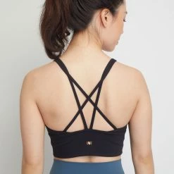 Milliotandco Activewear Ruthie Women Sports Bra (Black)