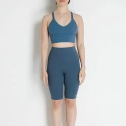 Milliotandco Activewear Ruthie Women Sports Bra (Teal)