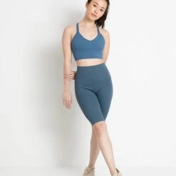 Milliotandco Activewear Ruthie Women Sports Bra (Teal)