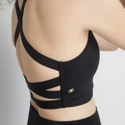 Milliotandco Leilanne Women Sport Bra (Black) Activewear