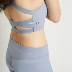 Milliotandco Leilanne Women Sport Bra (Sky Blue) Activewear