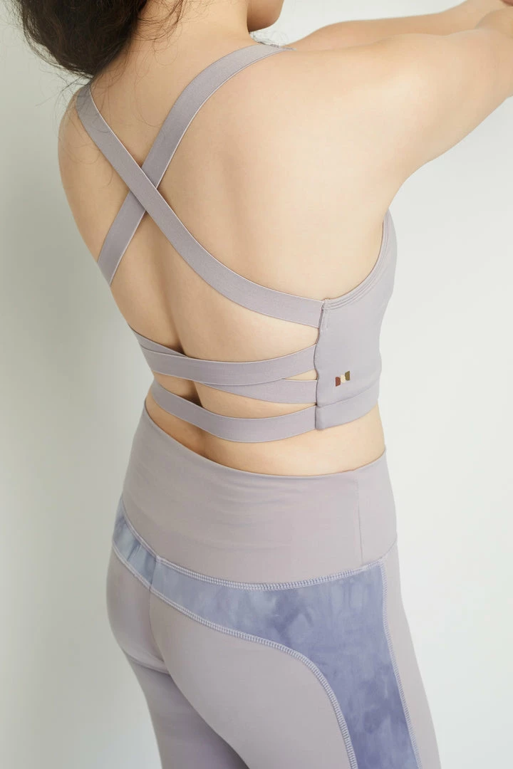 Milliotandco Activewear Leilanne Women Sport Bra (Thistle)