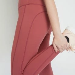 Milliotandco Activewear Fenella Women Full Length Legging (Crimson)