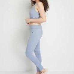 Milliotandco Activewear Odelya Women Full Length Legging (Steel Blue)