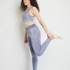 Milliotandco Phiala Women Full Length Legging (Steel Blue)