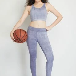 Milliotandco Phiala Women Full Length Legging (Steel Blue)