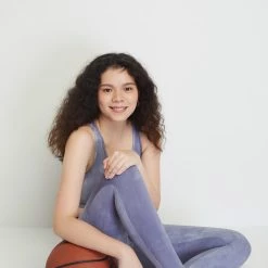 Milliotandco Phiala Women Full Length Legging (Steel Blue)