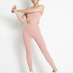 Milliotandco Activewear Emersyn Women Crop Length - Legging (Pink)