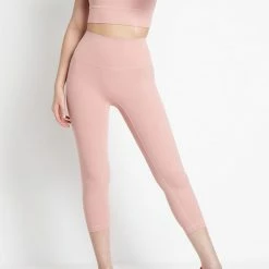 Milliotandco Activewear Emersyn Women Crop Length - Legging (Pink)
