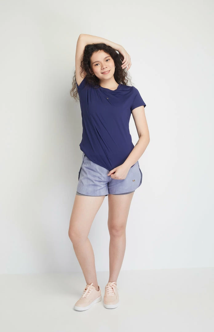 Milliotandco Almay Women Shorts (Steel Blue) Activewear