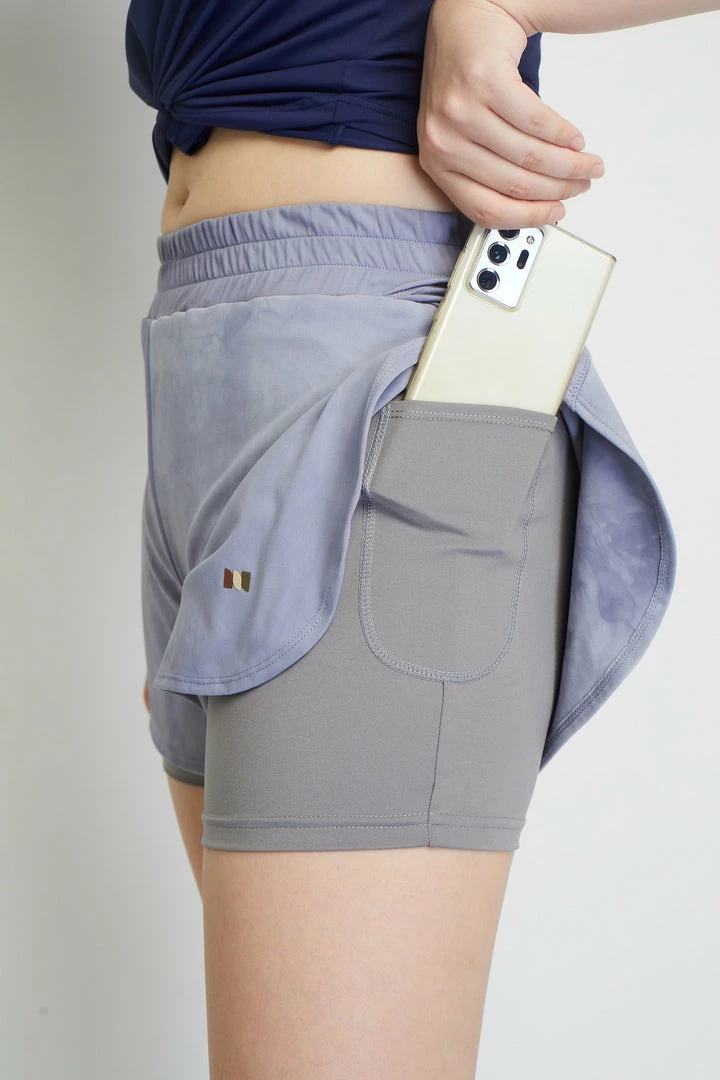 Milliotandco Almay Women Shorts (Steel Blue) Activewear