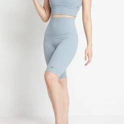 Milliotandco Activewear Demi Women Biker Short (Light Blue)