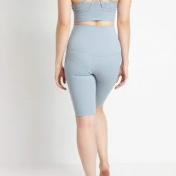 Milliotandco Activewear Demi Women Biker Short (Light Blue)