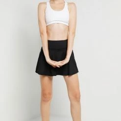 Milliotandco Streak Tennis Skirt (Black) Activewear