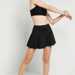 Milliotandco Agility Tennis Skirt (Black) Activewear
