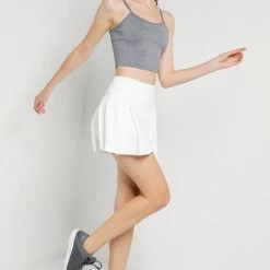 Milliotandco Agility Tennis Skirt (White) Activewear