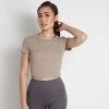 Milliotandco Activewear Elian Women Short Sleeves (Khaki)