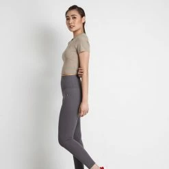 Milliotandco Activewear Elian Women Short Sleeves (Khaki)