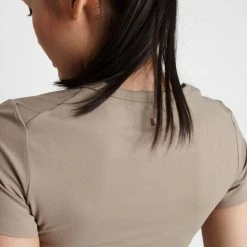 Milliotandco Activewear Elian Women Short Sleeves (Khaki)