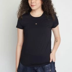 Milliotandco Saylor Women Short Sleeves Top (Black)