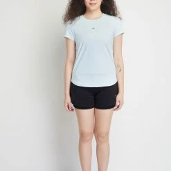 Milliotandco Activewear Saylor Women Short Sleeves Top (Aquamarine)