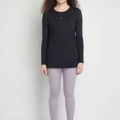 Milliotandco Activewear Tamyra Women Long Sleeves Top (Black)