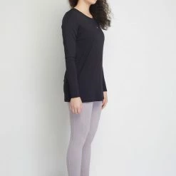 Milliotandco Activewear Tamyra Women Long Sleeves Top (Black)