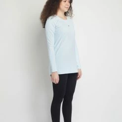 Milliotandco Tamyra Women Long Sleeves Top (Light Cyan)